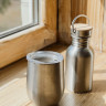 Термостакан и бутылка для воды Silver Set