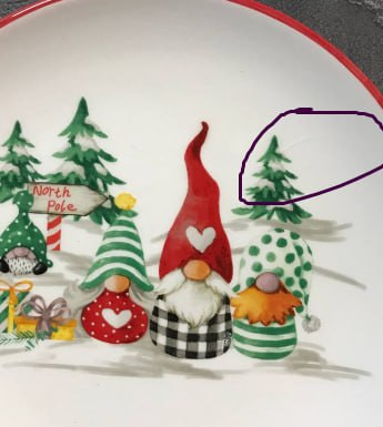 Керамічна тарілка Nativity Уцінка