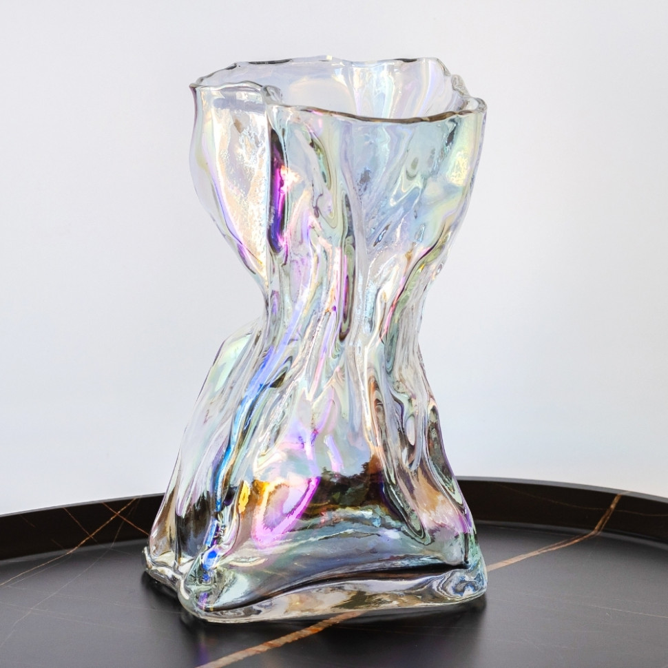 Скляна ваза Crumpled