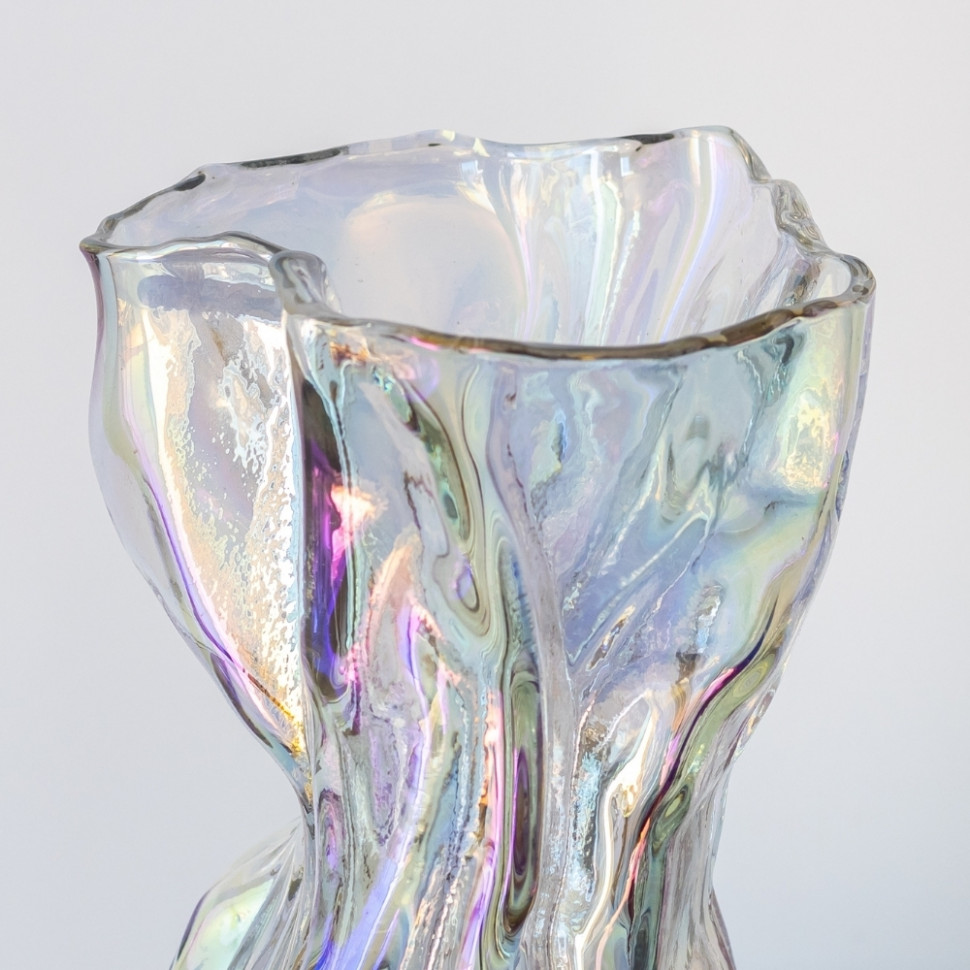 Скляна ваза Crumpled