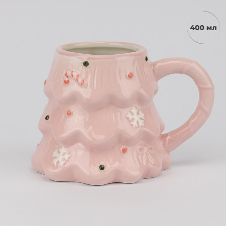 Кружка Pink Christmas tree