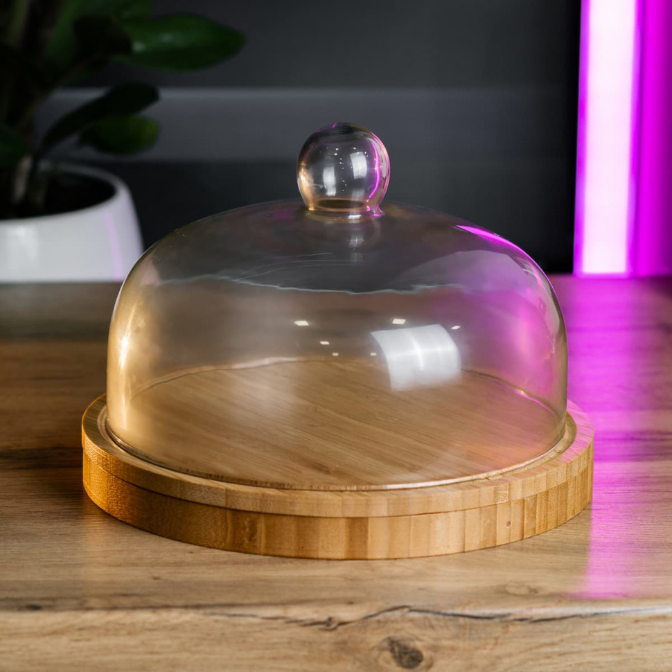 Підставка для сиру з кришкою Cheese