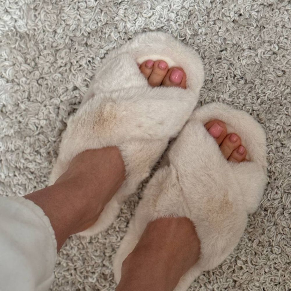 Пушистые тапочки Fluffy