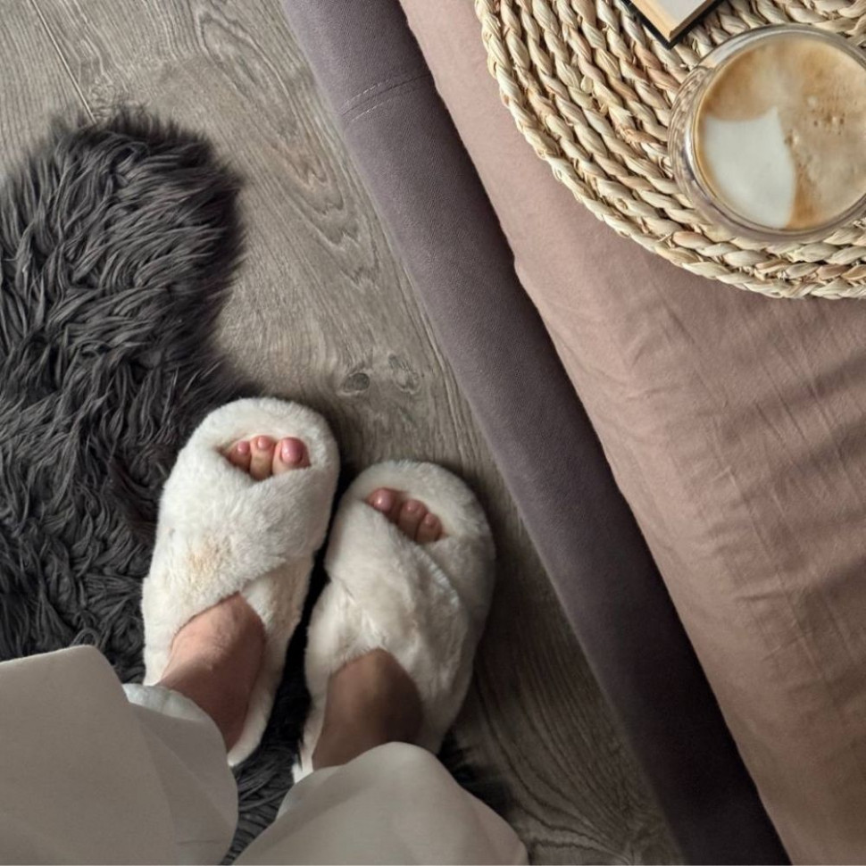 Пушистые тапочки Fluffy