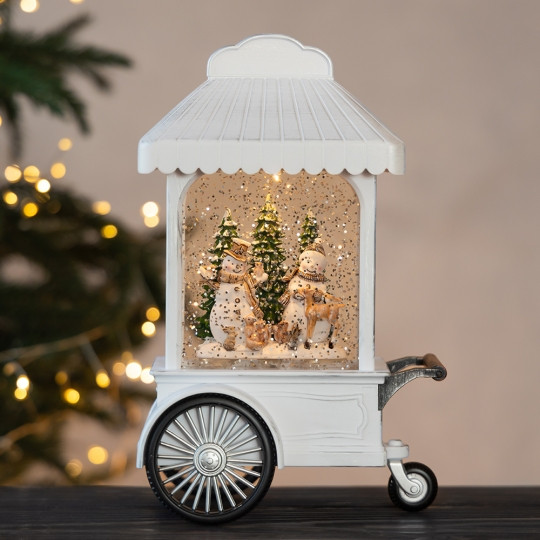 Ліхтар з підсвіткою та музикою Christmas workshops