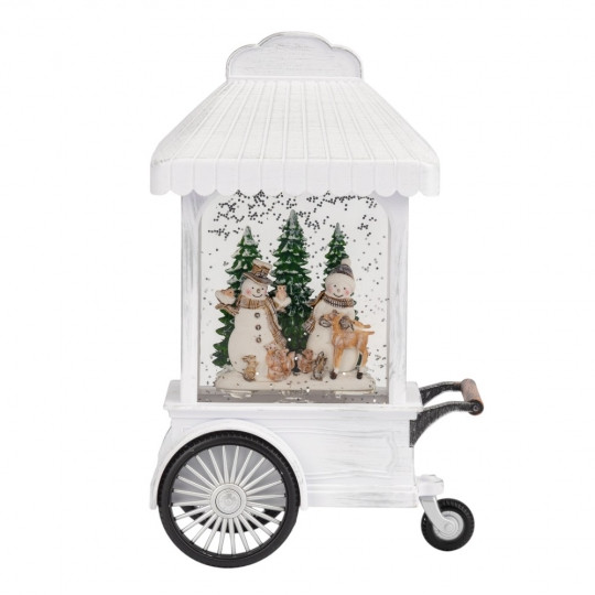 Ліхтар з підсвіткою та музикою Christmas workshops