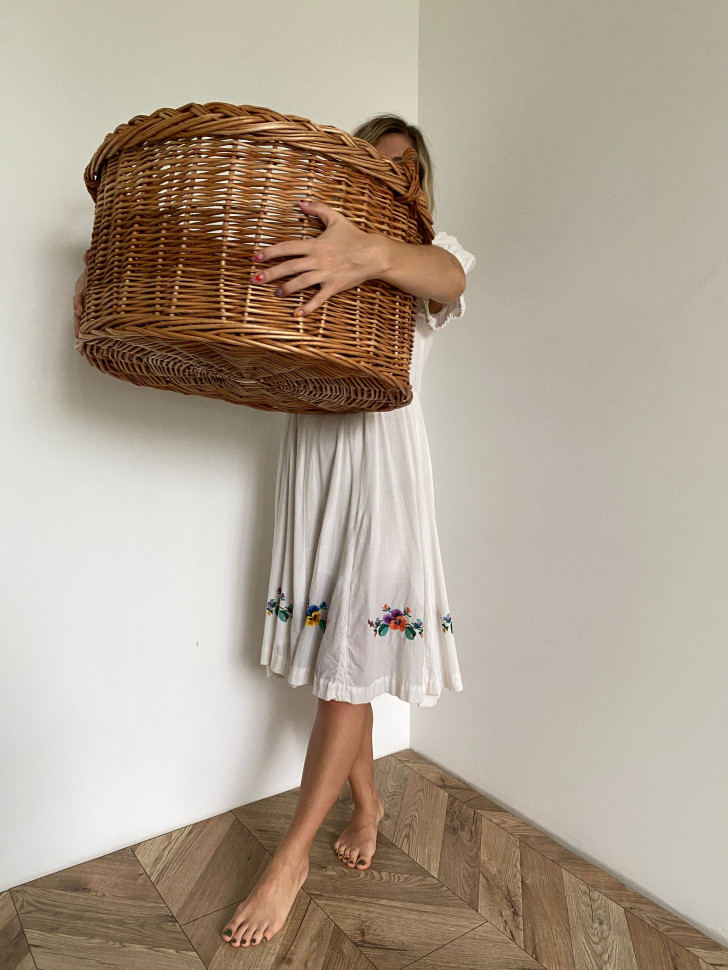 Великий плетений кошик Massive