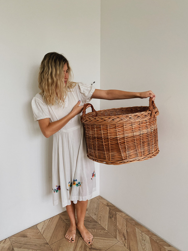 Великий плетений кошик Massive