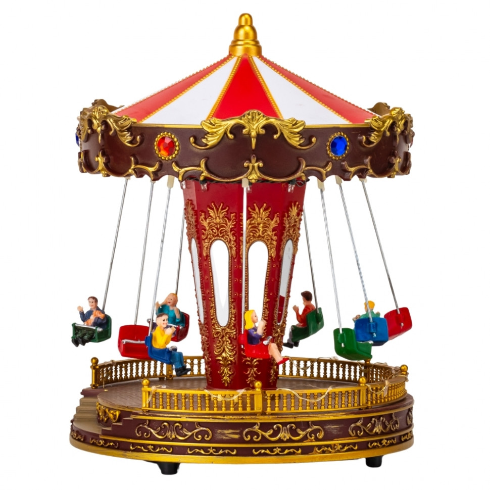 Новорічна карусель з підсвіткою та музикою Children's joy