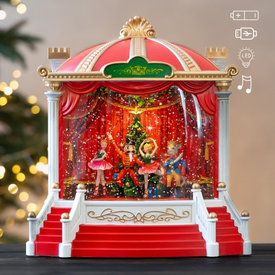 Фонарь с подсветкой и музыкой New Year's fairy tale