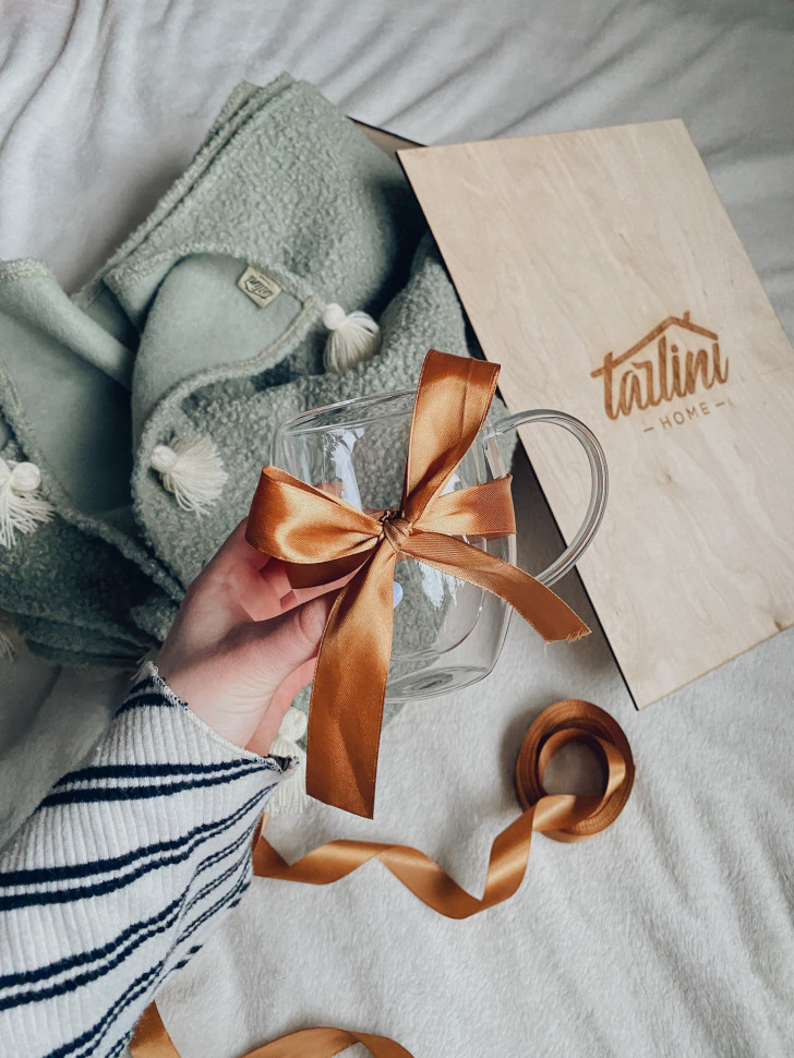 Стеклянная кружка с двойной стенкой Handled (400 мл)