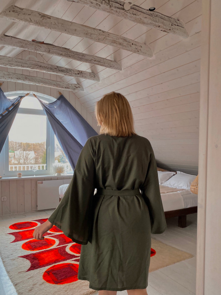 Халат-кимоно Mekong Green