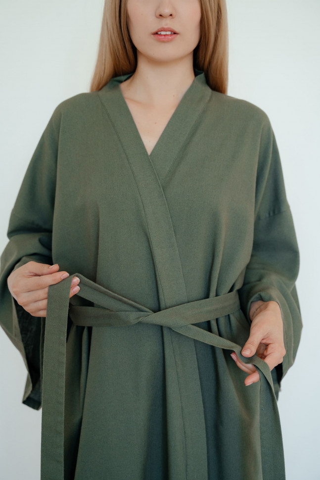 Халат-кимоно Mekong Green