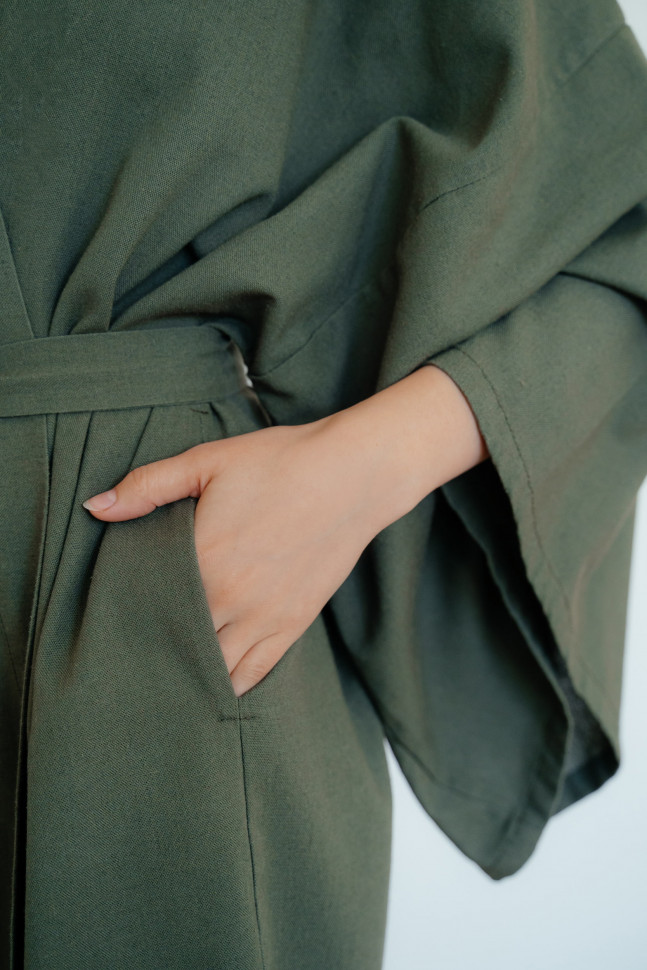 Халат-кимоно Mekong Green