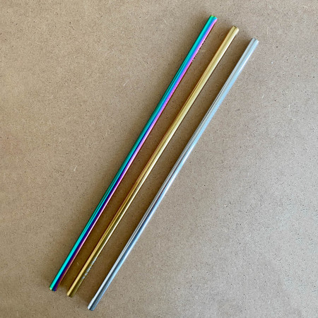 Металева соломинка Gold
