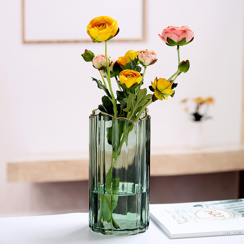 Стеклянная ваза Shadow Green