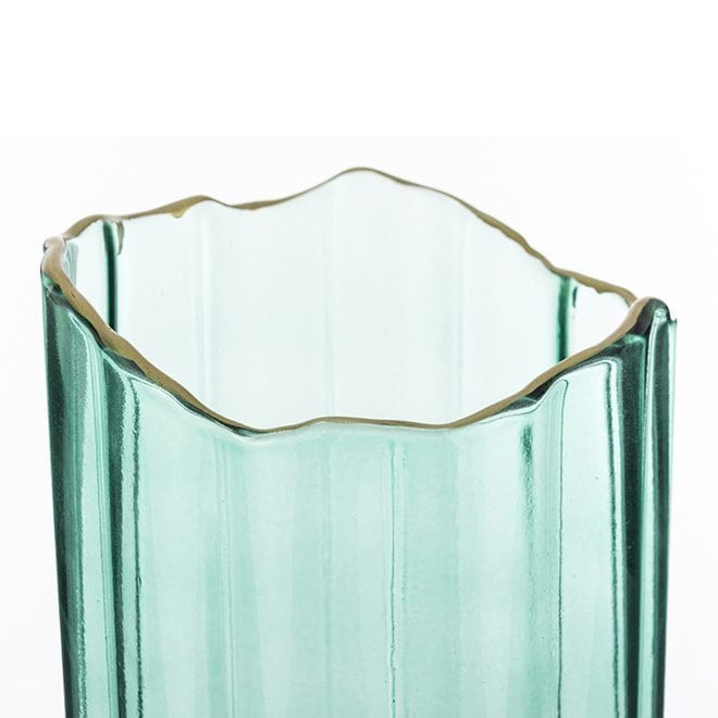 Стеклянная ваза Shadow Green