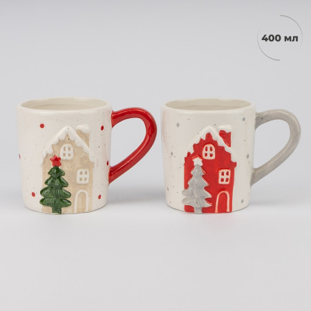 Набір кружок New Year's house 2 шт