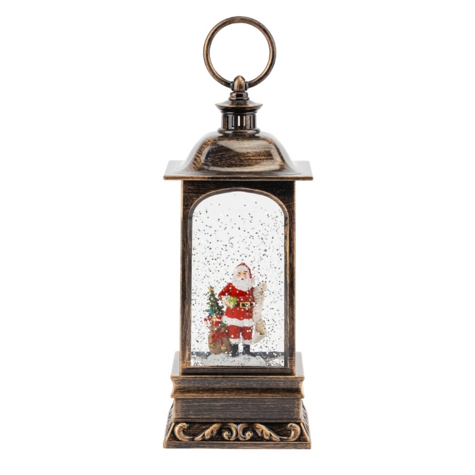 Фонарь с подсветкой и музыкой Santa and New Year's miracles