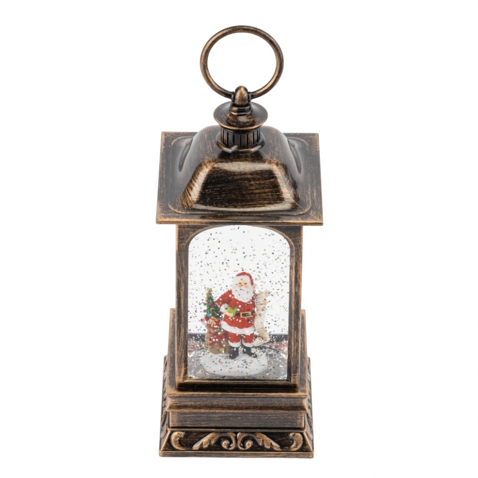 Фонарь с подсветкой и музыкой Santa and New Year's miracles