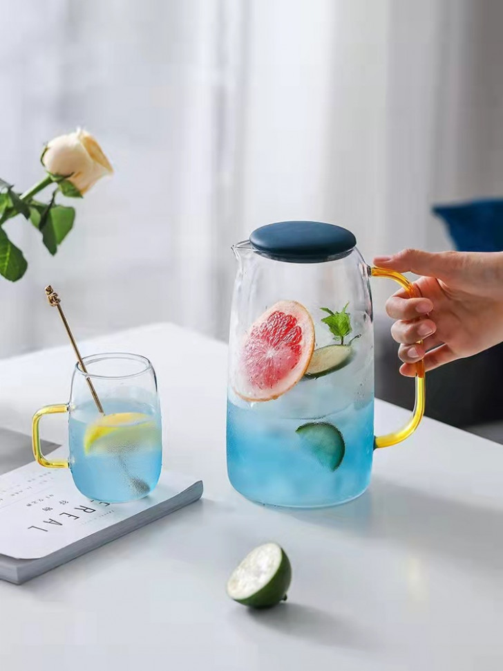 Набор из кувшина и 2 чашек Ombree