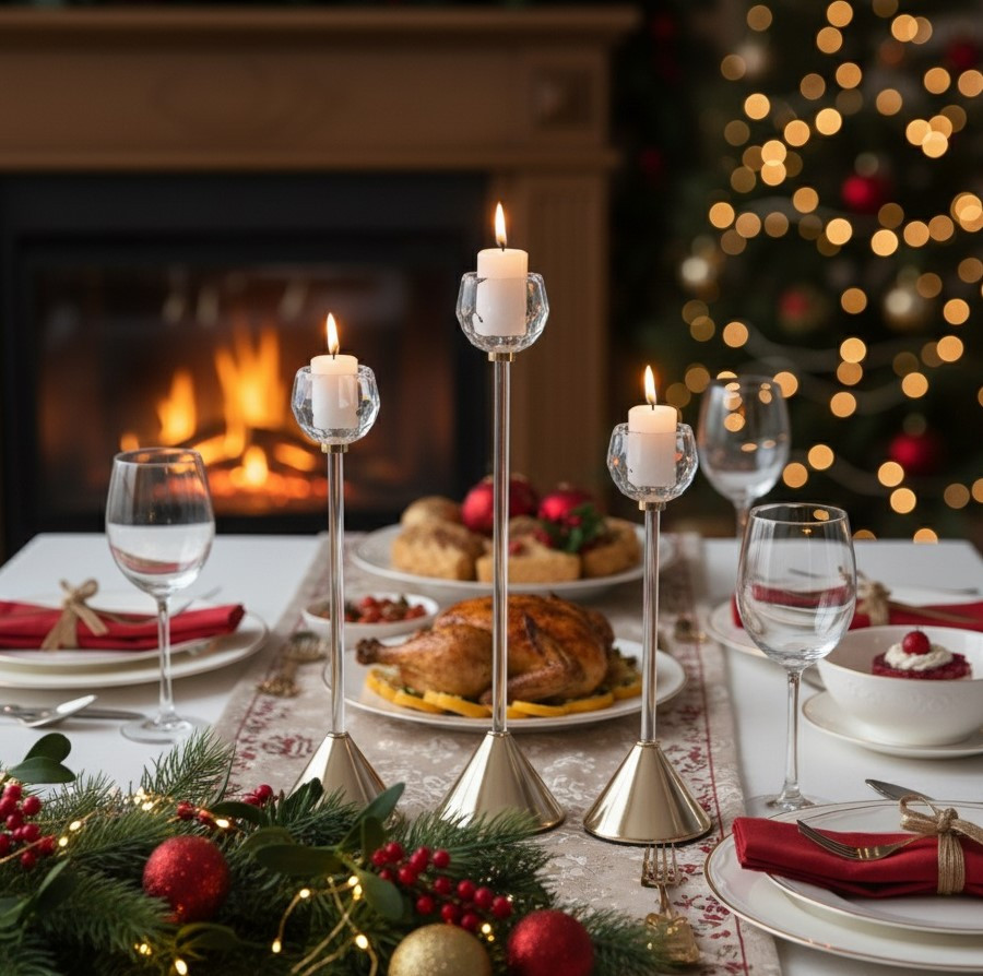 Набір підсвічників Moon rose 3 шт