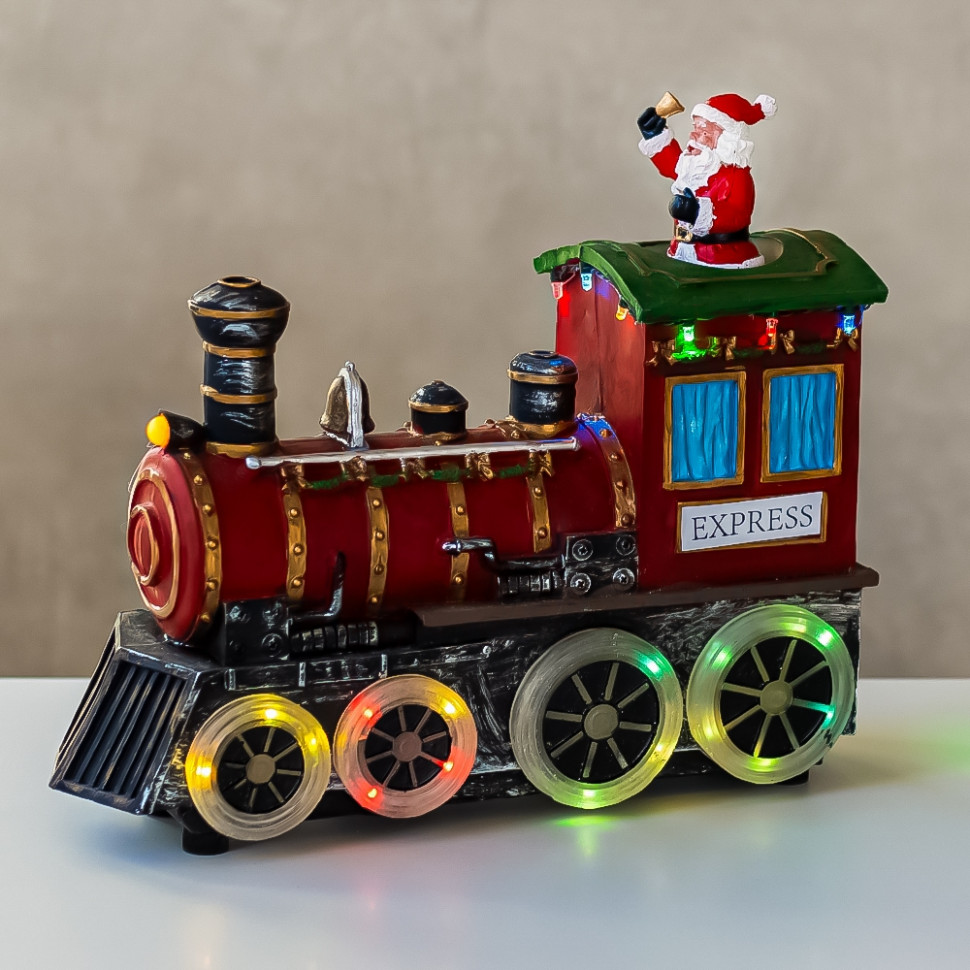 Новорічна карусель з підсвіткою та музикою Christmas Express