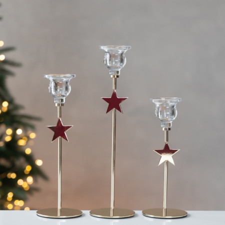 Набір підсвічників Starfire 3 шт