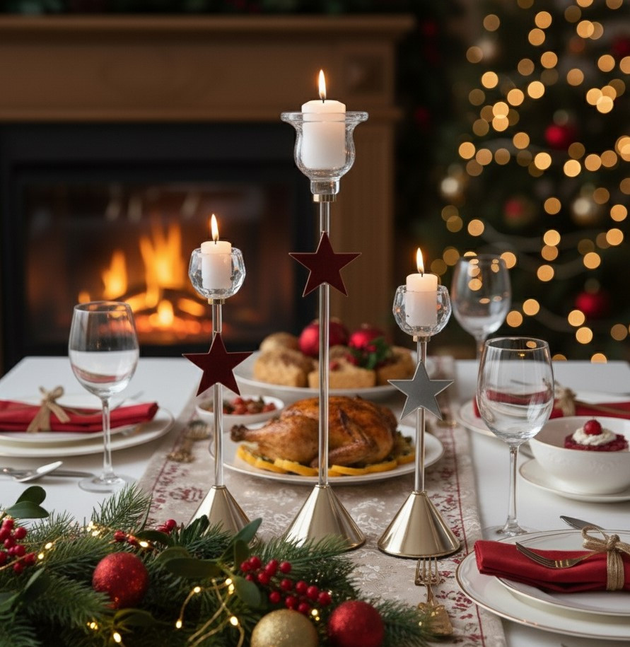 Набір підсвічників Starfire 3 шт