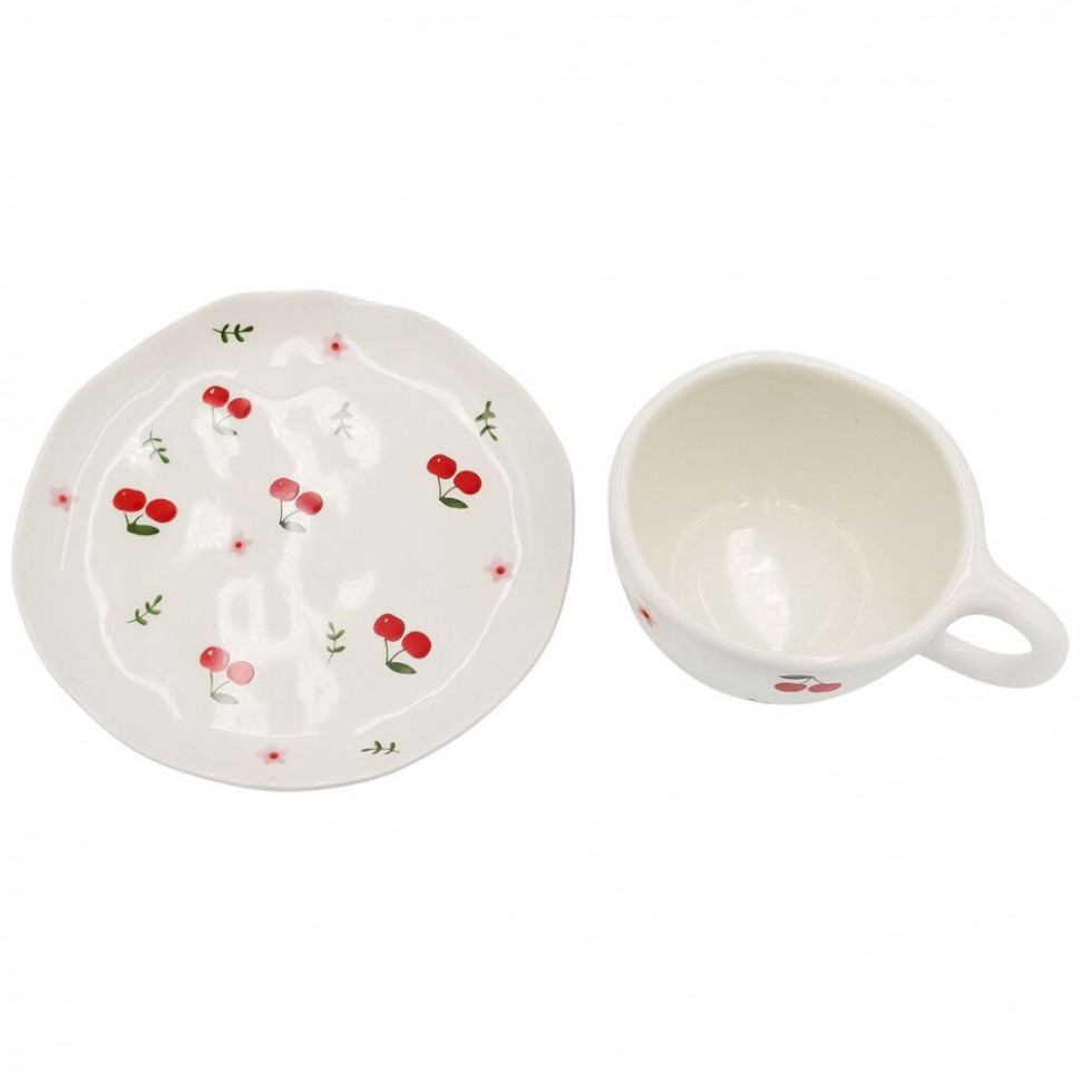 Чашка с блюдцем Mon cher