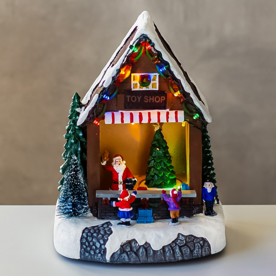 Новорічна карусель з підсвіткою та музикою Santa at the fair