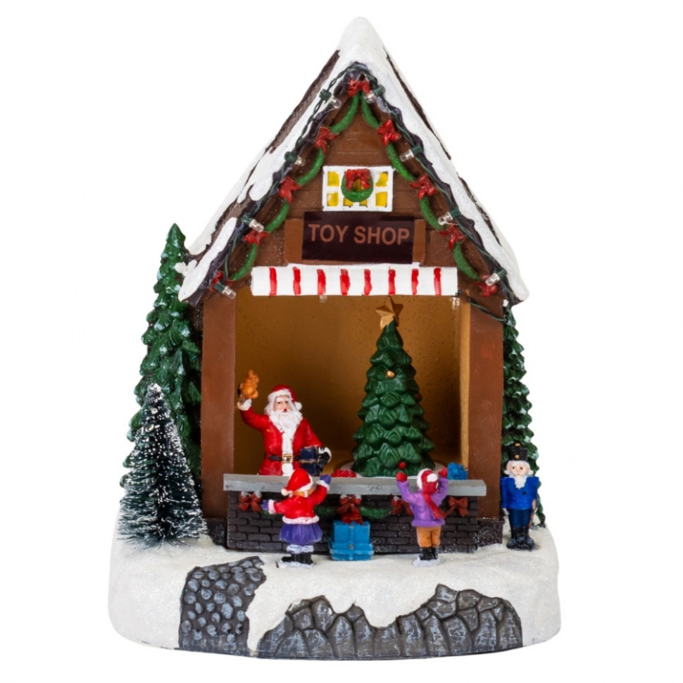 Новорічна карусель з підсвіткою та музикою Santa at the fair