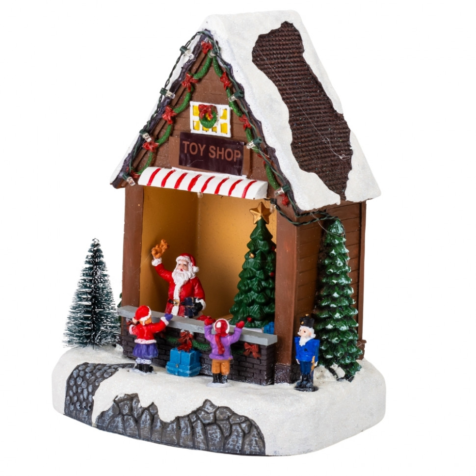 Новорічна карусель з підсвіткою та музикою Santa at the fair