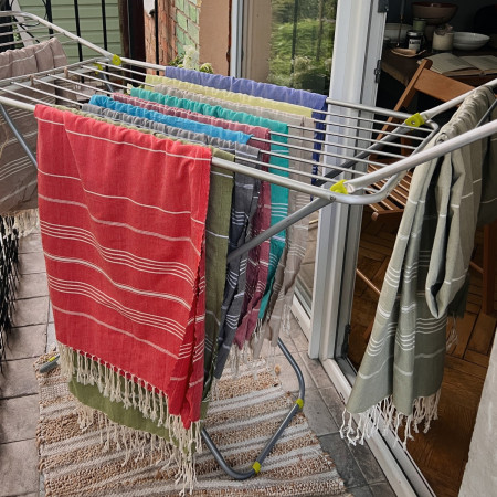 Жакардовий пляжний рушник Kitto