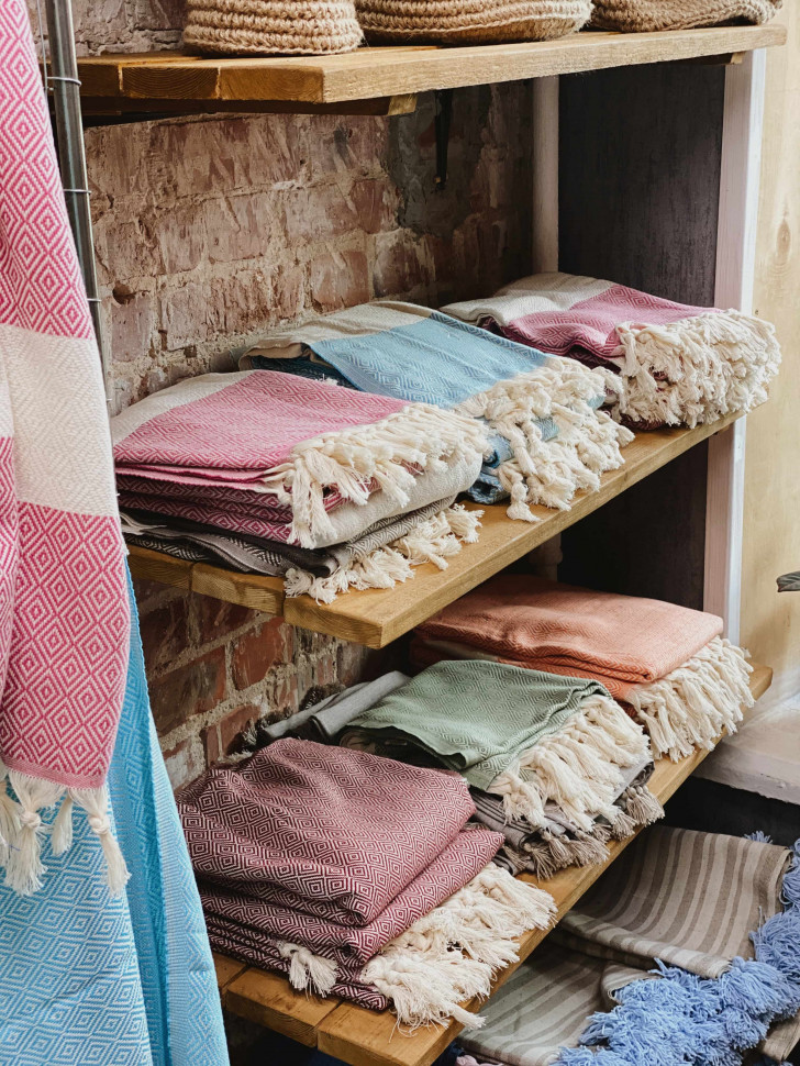 Жакардовий пляжний рушник Kitto