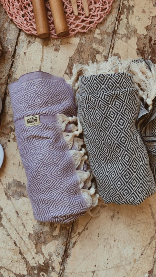 Жакардовий пляжний рушник Kitto