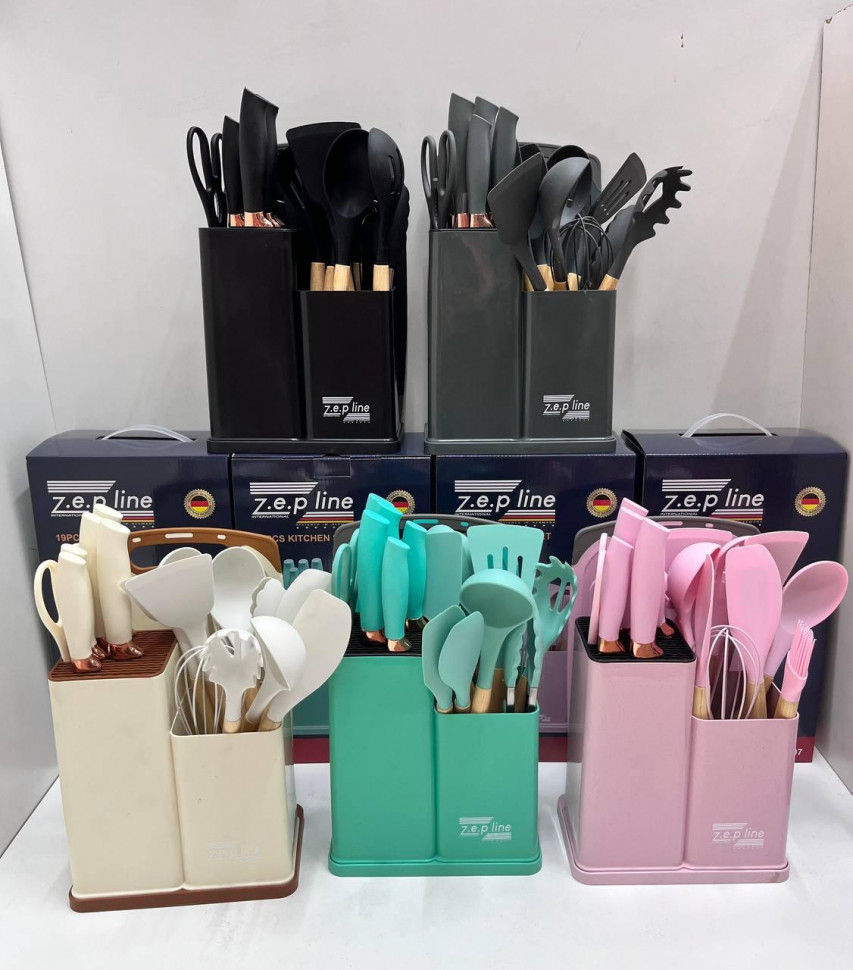 Набор кухонныx принадлежностей + набор ножей Zepline