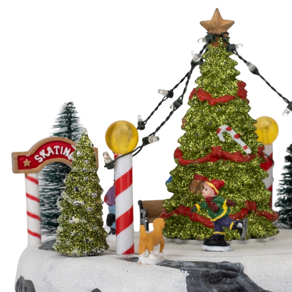 Новорічна карусель з підсвіткою та музикою Christmas tree