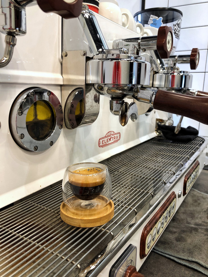 Стеклянный стакан с подставкой Ristretto 