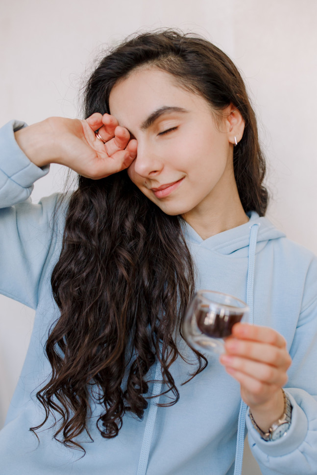 Стеклянный стакан с подставкой Ristretto 