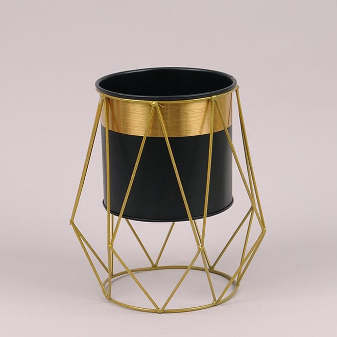 Металеве кашпо на підставці  Rhombus