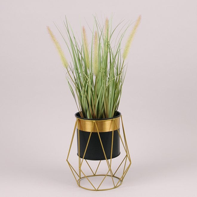 Металеве кашпо на підставці  Rhombus