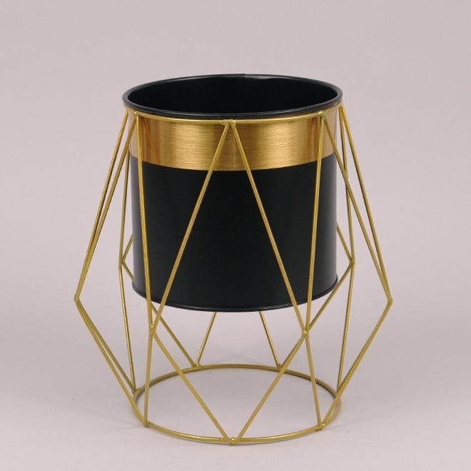 Металеве кашпо на підставці  Rhombus