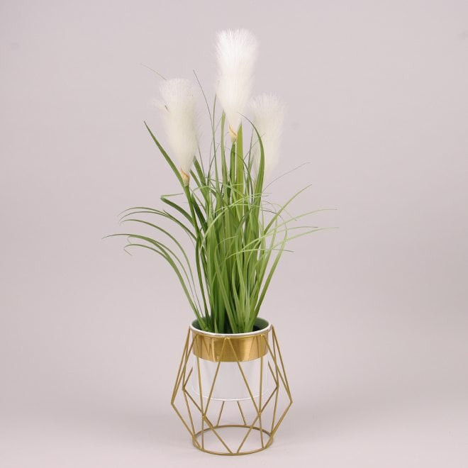 Металеве кашпо на підставці  Rhombus