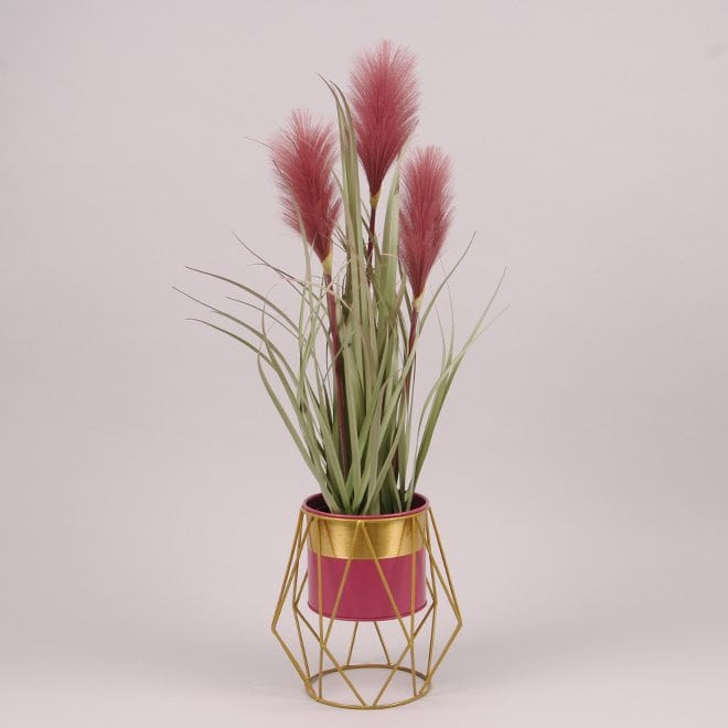 Металеве кашпо на підставці  Rhombus