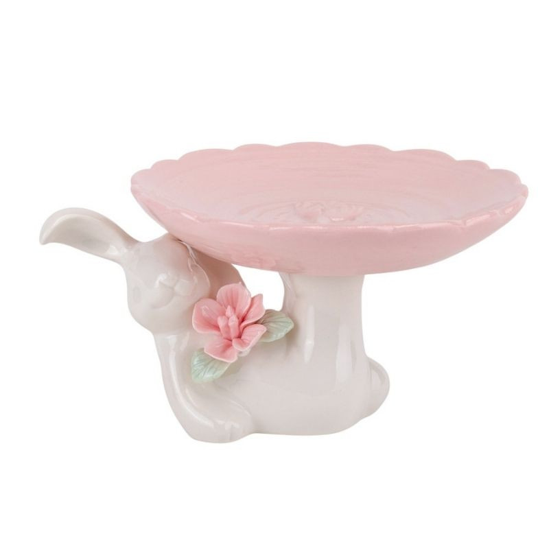 Подставка Rabbit with a flower комплект 2 шт