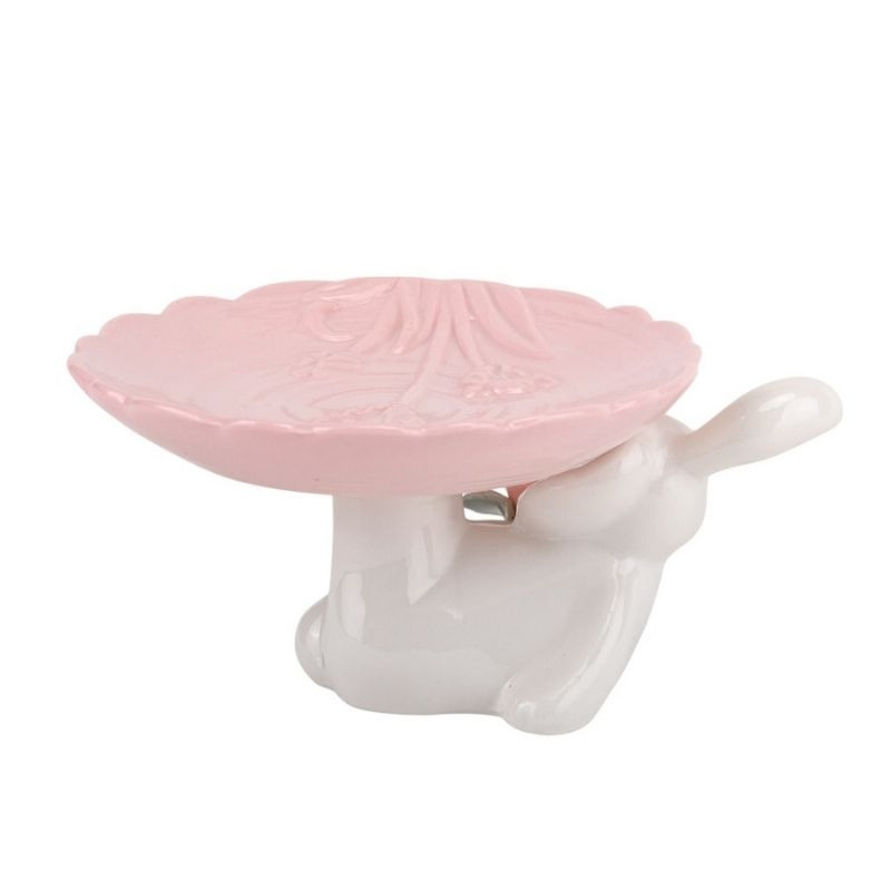 Подставка Rabbit with a flower комплект 2 шт