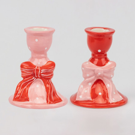 Набор подсвечников Christmas Bow 4 шт 
