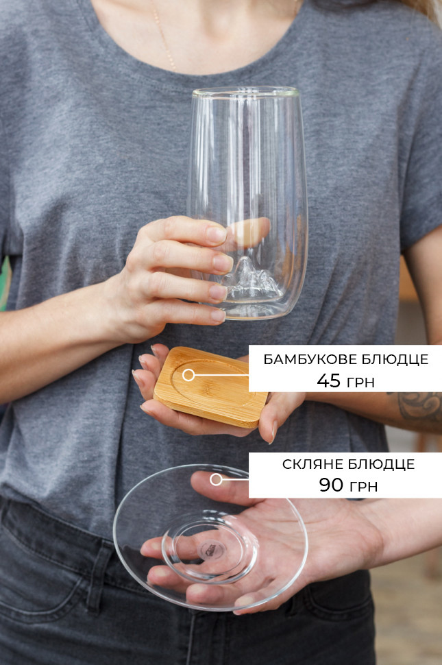 Стакан з подвійним дном Cliff (350 мл)