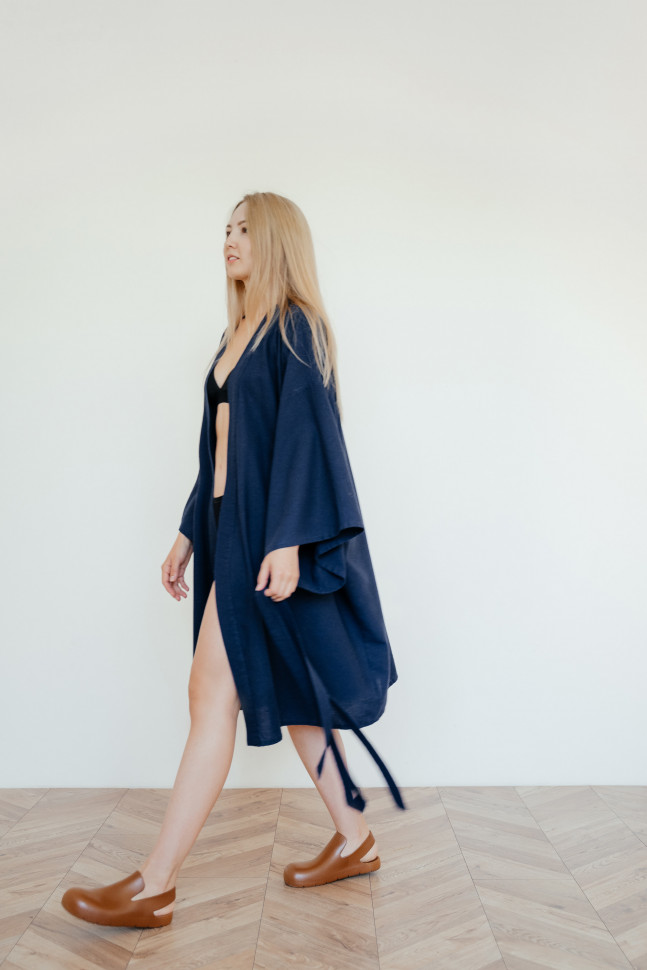 Халат-кимоно Mekong Dark blue